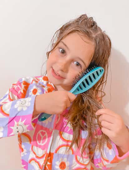 Detangle Hair Brush And Wide Tooth Comb Set - Easy To Hold Detangler Hairbrush And Detangling - View #10